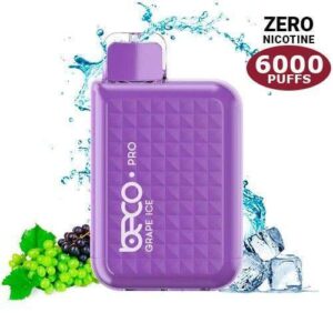 Vape Descartável – Vaptio Beco Pro 6000 Puffs – Grape Ice