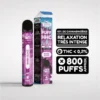 Vape HHC 10% Grape Ice – WHITE RABBIT 800 Puffs