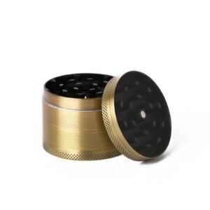 Alternative view of BRASS MULTI LEAF 50MM HERB GRINDER