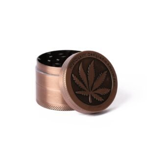 Alternative view of COPPER SINGLE LEAF 50MM HERB GRINDER