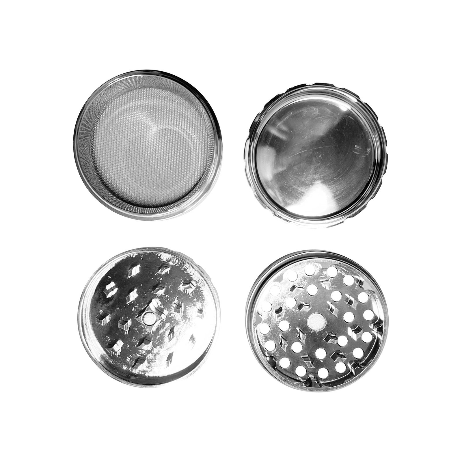 'EVERLAST' STAINLESS STEEL GRINDER - CRHOME FINISH - Image 4