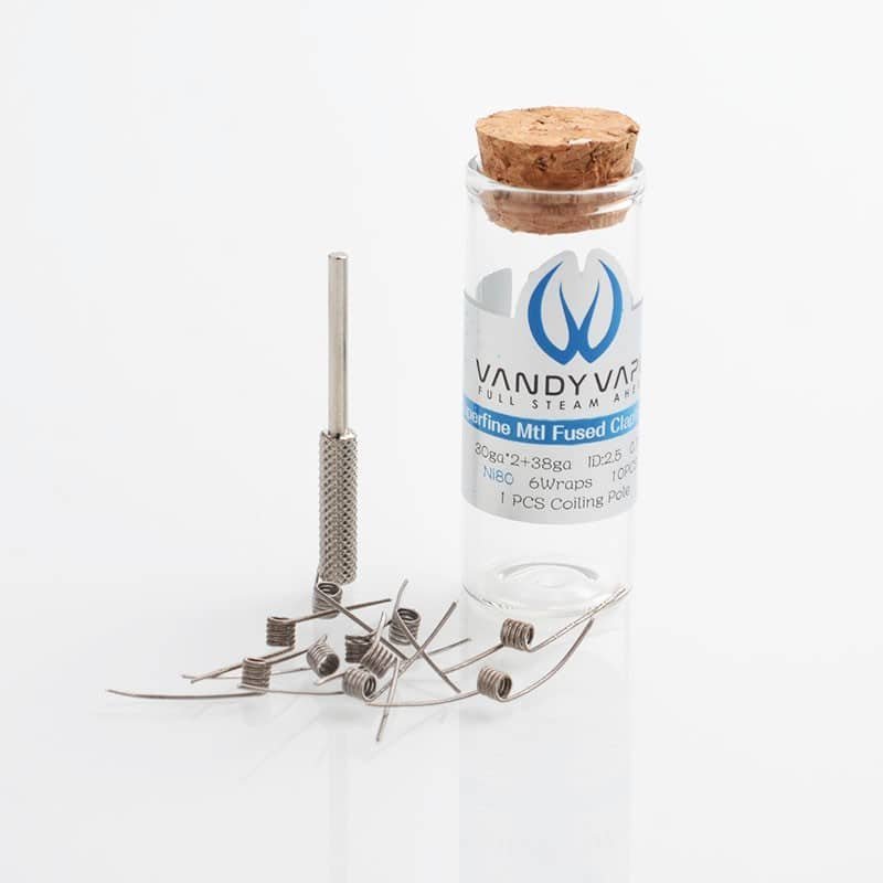 Resistências MTL Superfine Ni80 Fused Clapton – Vandy Vape - Image 2