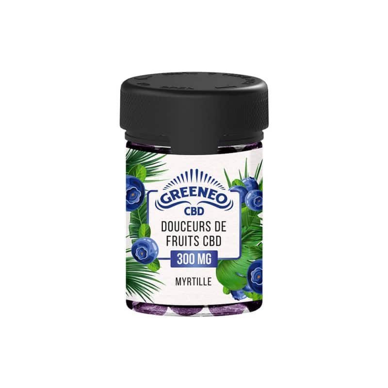 Gomas CBD 300MG – Mirtilo – Greeneo