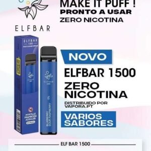 Vapes Descartáveis – ELF BAR – 1500 Puffs – Zero Nicotina
