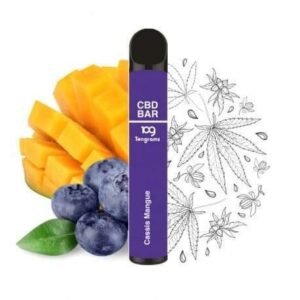Vape Descartável CBD 800mg – Manga Mirtilo – Tengrams