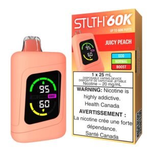 STLTH 60K Disposable Vape Device - Juicy Peach