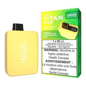 STLTH Titan Pro Disposable Vape Device - Pineapple Blueberry Kiwi Ice