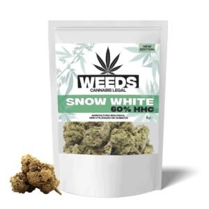 Alternative view of HHC Flores 60% 5gr – 3gr Snow White – Weeds