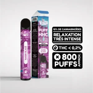 Vape HHC 10% Grape Ice – WHITE RABBIT 800 Puffs