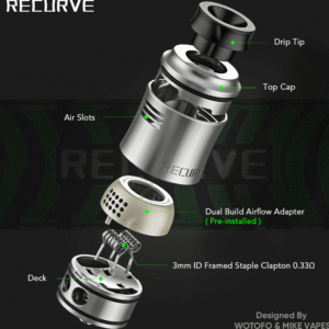 Alternative view of RECURVE V2 RDA – WOTOFO X MIKEVAPES