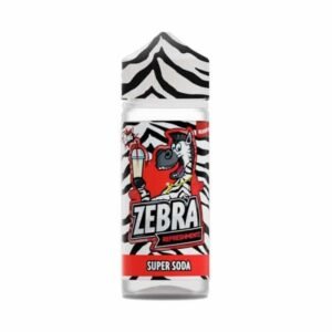 Alternative view of Zebra – Super Soda – 100ml 0mg