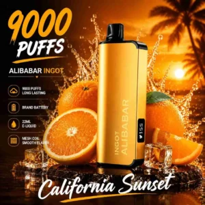 ALIBARBAR INGOT 9000 PUFFS – California Sunset