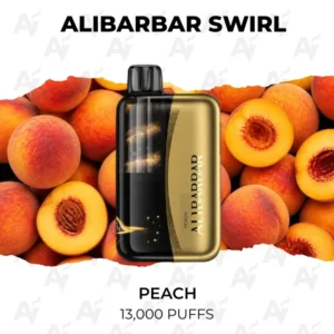 Alibarbar Swirl Peach 13000 Puffs